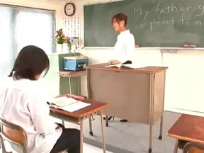 Rio Fujisaki Lovely Japanese teacher