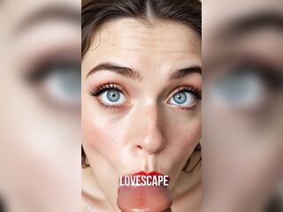 Sexy brunette hair compilation (AI generated)