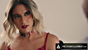 HETEROFLEXIBLE - Hung Marcus McNeil Pounds Femboy In Lingerie Mikey Vega & Covers Face In Cum