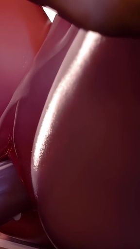 Horny D.va Fucks in the Washroom - Overwatch 3D Animation