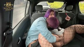 Big Tits GF Blows My Big Cock in Uber