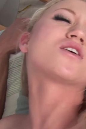 Blonde Babe's Holes Stretched Wide by Throbbing Cock