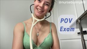Nurse Removes Her Top During Your Exam