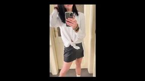 Sultry selfie of a good looking guy in front of the mirror