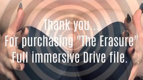 The Erasure Trilogy: Professional audio designed to strip away your identity.