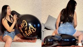 Anny Blow & S2P Pop – Long Neck Balloon Tease