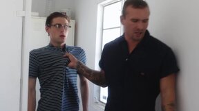 Bully Him - Inked Hunk Lets Nerdy Dakota Sucks His Big Boner In Return