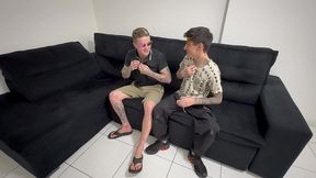 primeira vez com um pau grande (arrombei o magrinho tatuado)