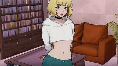 Get up close and personal with Bunkered Gameplay 2: The Hentai Adventure - An anime adventure with big natural tits and uncensored gameplay