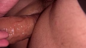 Big Cock Solo Skinny Twink Boy Crossdresser Self-fuck Close up with a Realistic Dildo Anal Masturbation