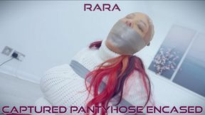 Rara's Pantyhose Nightmare: Captured and Encased H264 MP4 HD ( duct tape, tied up, restrained, silenced, massive duct tape wrap gag, stocking, red bodystocking, encased, bondage, gagged, muffled )