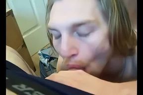 Twink Takes Big Cock and Cum in His Mouth