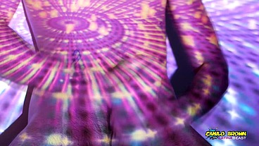 Jerking Off My Big Uncut Latino Cock In Space With Fireworks Cumshot