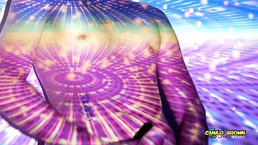 Jerking Off My Big Uncut Latino Cock In Space With Fireworks Cumshot