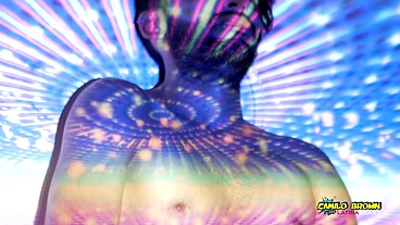 Jerking Off My Big Uncut Latino Cock In Space With Fireworks Cumshot