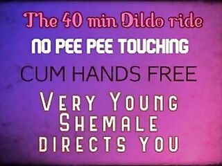 The 40 Min Sex toy Ride Directed by a Young T-angel