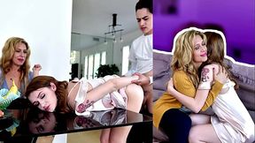 Family secrets: MILF daughter seduces her stepson
