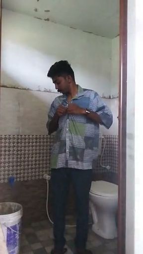 Headmaster Shithin Fag Drinking Piss Workplace