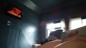 Watching Porn While Jerking Off With My Pocket Pussy