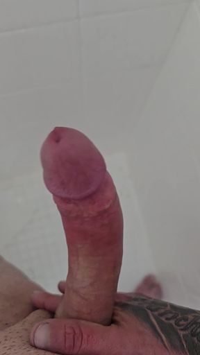 Masturbating in the Shower