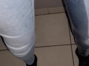 Pee jeans risky public