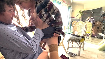 Annoying stepson gets stepmom's pussy
