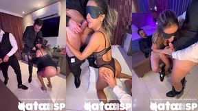 depois de chupar gostoso os dois juntos tive senti-los na bucetinha