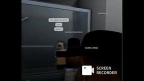 Novinho do Roblox rebolando gostoso no chuveiro