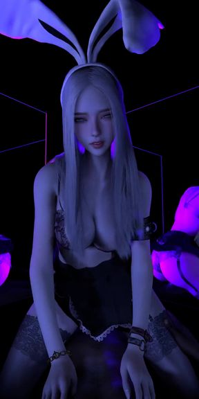 Bunny Girl Lap Dance POV   Clip 1