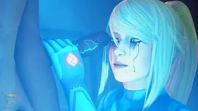 Samus Surrenders to Phazon Ecstasy in Steamy Oral Encounter