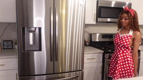 Amari Gold Whipped Cream Anal Masturbation