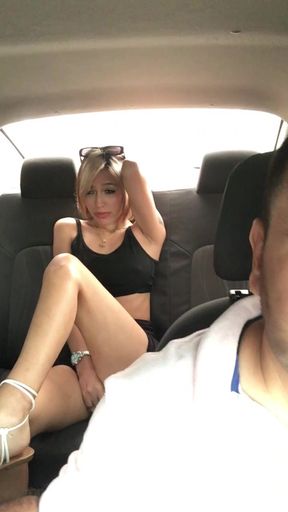 I put on my lush and the Uber driver checks my lush with my cell phone..