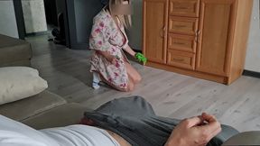 i imperceptibly masturbate to my stepsister, she likes it - alekskseny