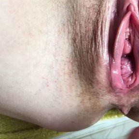 I&#039;ll Pee on Your Dick if you Pee in my Pussy. Vagina Fuck Close-up. Cum Inside.