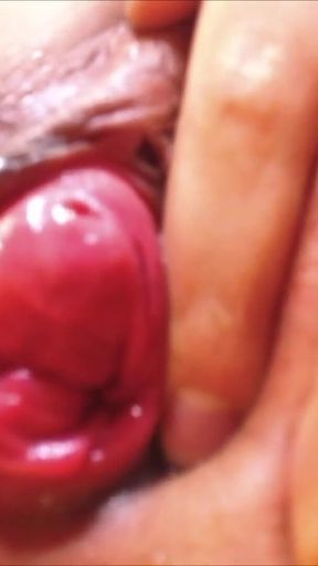 1st Time Prolapse Her Tight Asian Pussy
