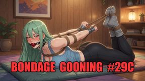 Bondage Gooning #29C: Leather Mistress Rope Goon State (Animated, Music)