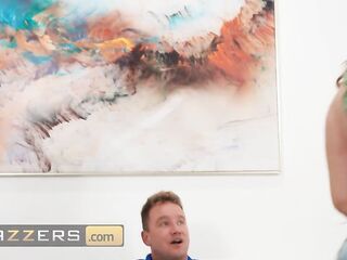 BRAZZERS - Curvy Masseuse Madison Morgan’s Oily Secrets Entice Her Nosy Roommate Van Wylde