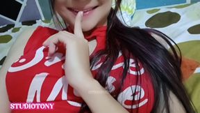 She Loses Bet and Shows Me Her Big Tits on Video Call