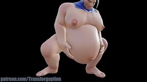 Buff Man Gets Rapidly Pregnant Over and Over