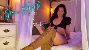 Jean Shorts JOI & Tease