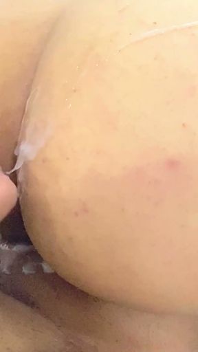 Neighbors Wife In Red Satin Silk Lingerie With Big Tits Was So Horny She Sits On My Cock And Ride Until She Makes Me&hellip;   Clip 3