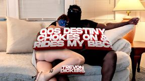 QOS Cougar Destiny Star Gags On & Rides BBC