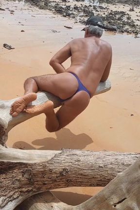 Ladysilva in Bikini on the Beach What a Hot Ass