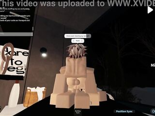 Ran a train on a roblox slut