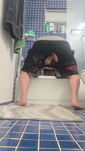 Horny Bear Boy ripped underwear