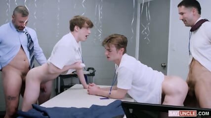 Say Uncle Twink Trade  Cole Connor, Eddie Patrick, Gage Palmer, Nicholas Michaels  Sexerance Part 5 - Flip The Switch, Trade Your Bitch