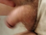 A quicky pee in the bathtub @ 1:58 AM