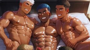 intense gay orgy with twinks and musclemen. anime hentai pinoy yaoi