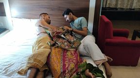 Hard Fuck of a Gorgeous Housewife by Two Brother in Law