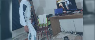 I Cum on Compression Wear